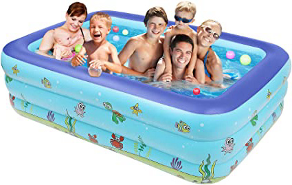 ARNTY Piscina Hinchable,Piscina Rectangular,Grande Piscina