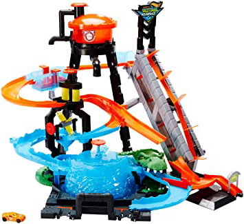Hot Wheels Cocodrilo Destructor, pista