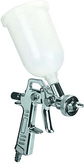 Einhell Pistola pintura con deposito superior, capacidad de 0,6 l, metálico y blanco (ref.4133000)