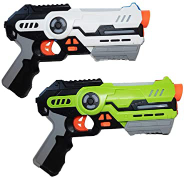 Juego de 2 pistolas láser,