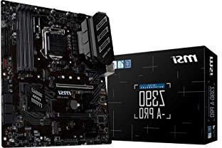MSI Z390-A PRO - Placa base PRO Series (LGA 1151, 2 x PCI-E 3.0 x16, PCI-E Steel Armor, DDR4 Boost, 2 x USB 3.1 Gen 2, Turbo M.2, Core Boost)