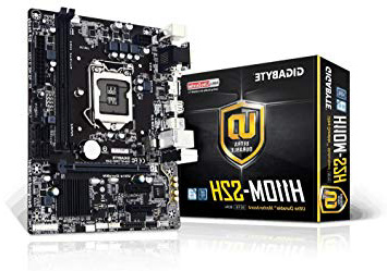 Gigabyte GA-H110M-S2H, Placa base (LGA 1151, DDR4 x 2, 2133 MHz, VGA, HDMI, DVI, M-ATX), Color negro