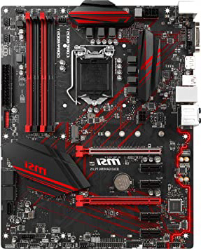 MSI B360 Gaming Plus - Placa Base Performance Gaming (LGA 1151, 2 x PCI-E 3.0 x 16 Slots, 4 DIMMS, 5 x SATA) Negro