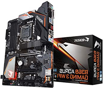 Gigabyte B360AORUS Gaming 3 - Placa Base (Intel B360, S 1151, DDR4, ATX), Color Negro