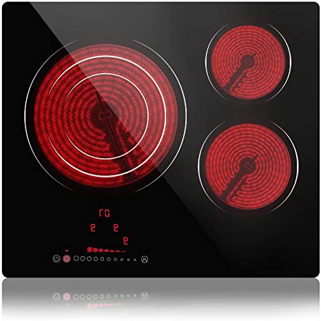 Placa Vitrocerámica, 6600 W, Cerámica,