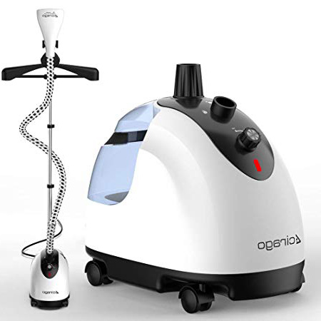CIRAGO Plancha de Vapor Vertical para Telas y Ropa, 2.2 L (740Z), 80 Minutos de Vapor Continuo, 2 Niveles de Ajuste de Vapor con Accesorio para Diferentes Telas/Percha/Guantes Anti-Quemaduras