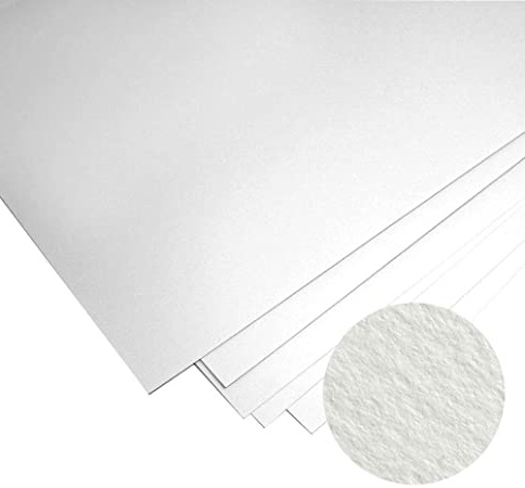 Papel Unica, de 50% algodón, ideal para grabado, de 50 x 70 cm 250 G/m², 10 hojas, de Fabriano, color blanco