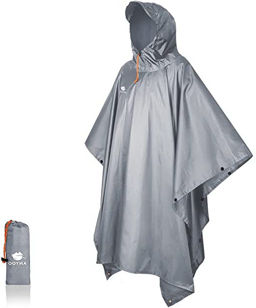 Anyoo Poncho de Lluvia Reusable