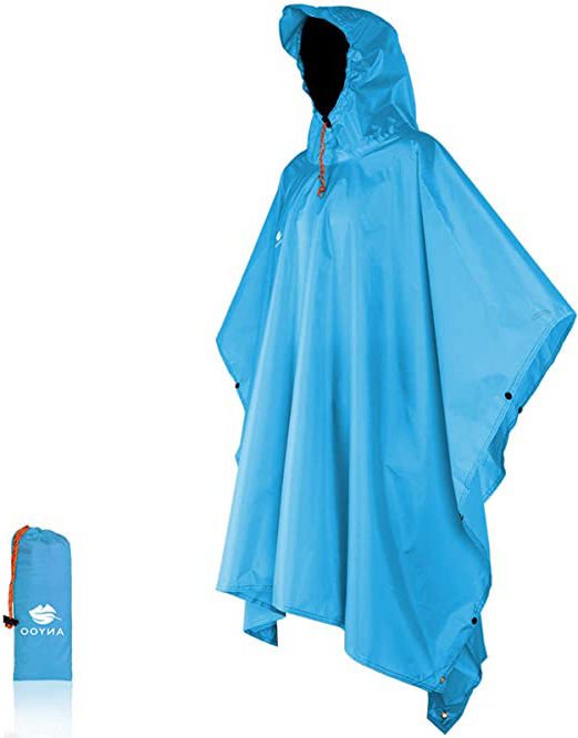 Anyoo Poncho de Lluvia Reusable