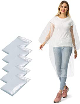 Opret Ponchos desechables para lluvia