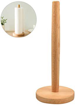 Soporte Papel Cocina, Madera Portarrollos
