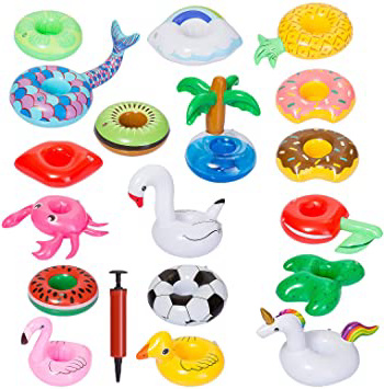 GWHOLE 18 Piezas Flotador Inflable