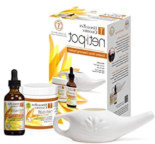 Del Himalaya Chandra Neti Pot Sinus sistema de limpieza Starter Kit