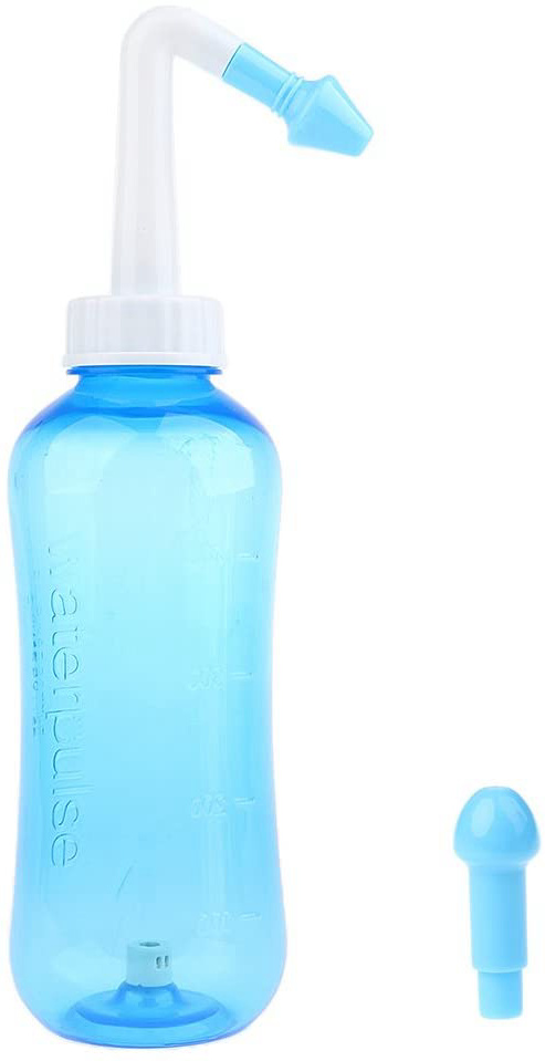 MagiDeal Botella Ajustable de Irrigación Limpiador Lavado Nasal Pote de Neti para Niños Adultos