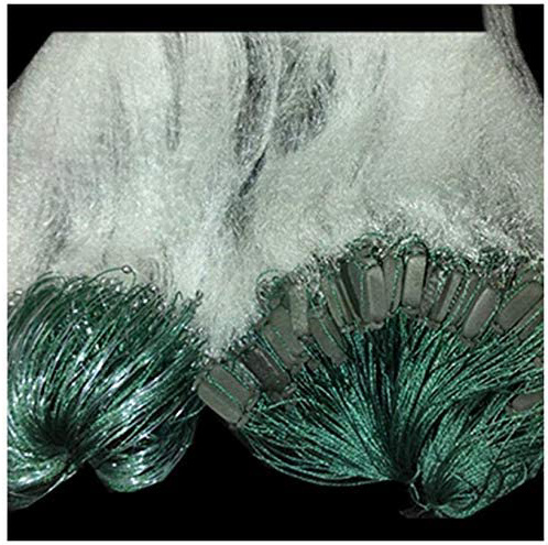 GFF H0.8m * L45M 1 Capa 1.5cm Malla Flotante Red de Pesca Red de Pesca Trampa de Pesca al Aire Libre Pesca potes Red Senna Nylon Gill Net