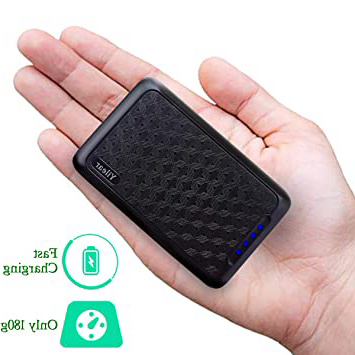 Power Bank 10000mAh Cargador Portátil con Gran Capacidad y Doble Salida USB (5V / 2.4A) para IPhone/Samsung/Tablets, Batería Externa de Carga de Alta Velocidad, Pequeña y Liviana para Trabajas Viajas