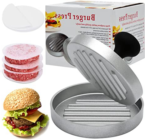 Prensa para hamburguesas de aluminio