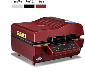 Máquina de prensa de calor CGOLDENWALL 3D de sublimación de vacío para tazas/camisetas, fundas de teléfono móvil, multifunción, 30 x 42 x 11, gran capacidad, 108 grados de ángulo abierto