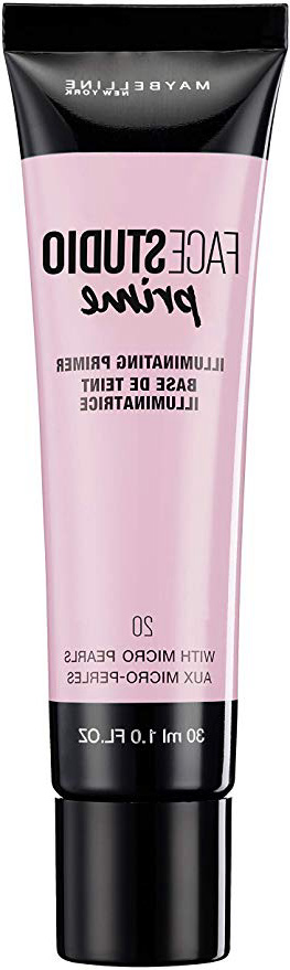 Maybelline New York - Face Studio Primer, Primer Prebase de Maquillaje, Iluminador, Tono 20 - 30 ml
