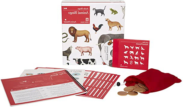 Active Minds Bingo de Animales: Juego de Bingo sonoro diseñado para Personas ancianas con Demencia / Alzheimer’s