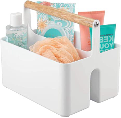 mDesign Cajas organizadoras para baño