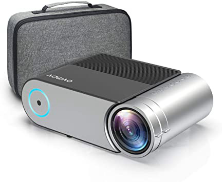 Proyector, Vamvo Proyector Cine en Casa Portátil L4200, Mini Proyector 4000 Lúmenes 1280*720p, Soporte Full HD 1080p de 50000 Horas, Compatible con HDMI, VGA, AV, USB etc.