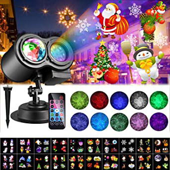 Luces de proyector de Navidad,