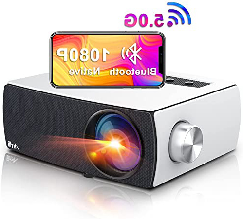 Proyector WiFi Bluetooth 8000 Lúmenes,