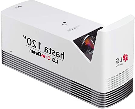 LG HF85LSR, Proyector de Tiro Corto (1920 x 1080 hasta 120", Fuente Láser, 150.000:1, Sound, Mini Jack 3.5mm, LAN RJ45, Smart Share, Miracast), Bluetooth, HDMI, USB, FHD 1500 Lúmenes UST, Blanco