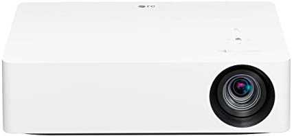 LG Proyector HU70LS hasta 355,6 cm (140 Pulgadas) CineBeam LED UHD 4K (1500 lúmenes, HDR10, webOS 4.5, TruMotion), Color Blanco