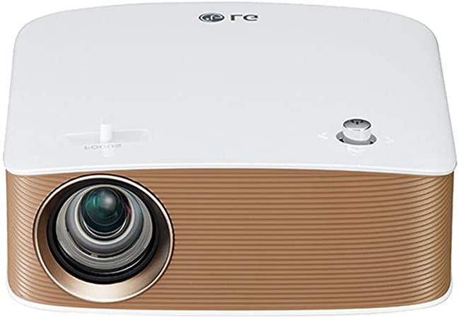 LG PH150G 130lúmenes ANSI LCOS 720p (1280x720) Portable Projector Oro, Color Blanco - Proyector (16:9, 254 - 2540 mm (10 - 100"), AC / batería, 4:3, 100000:1, LCOS)