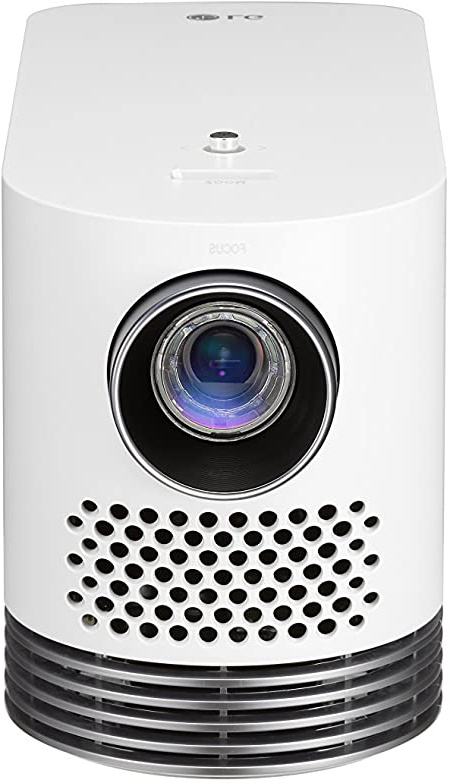 LG HF80JG - Proyector láser TV portátil Full HD 1080 (Pantalla de 40 Pulgadas a 120 Pulgadas, 2000 lúmenes, Alto Contraste 150.000:1 y hasta 15 años de Vida útil en la lampara)