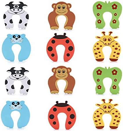 HOMYBABY Protector puertas bebe [12pcs]