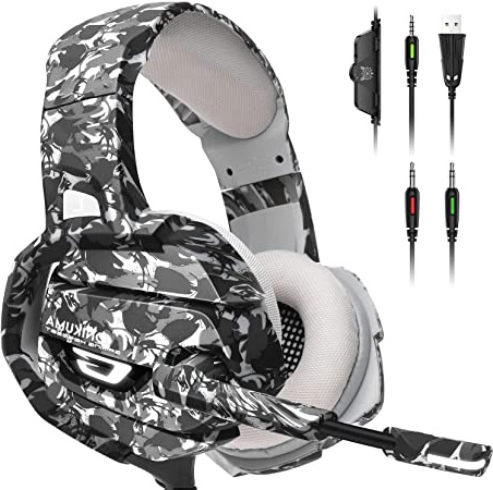 ONIKUMA Auriculares Gaming, Cascos PS4