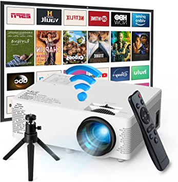 Proyector WiFi,Mini Proyector Portátil en