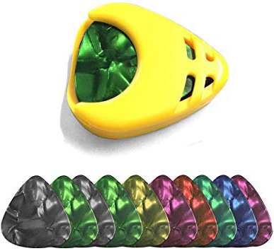 Música Guitar Picks Plectres con titular de la selección (Pack de 10)