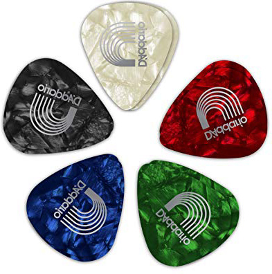 Planet Waves 1CAP4-10 - Púas de caparazón de tortuga, tamaño media, paquete de 10