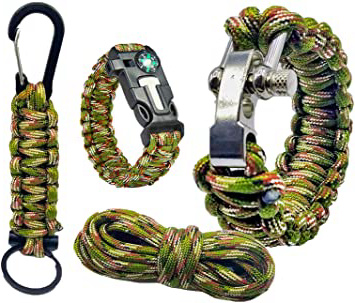 Pulsera supervivencia paracord 550 kit