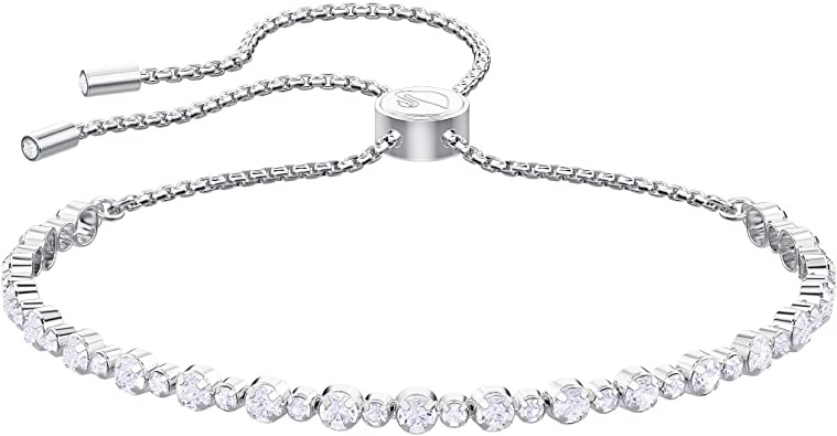 Swarovski Pulsera Subtle, blanco, Baño