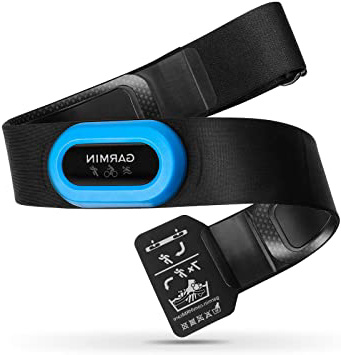 Garmin HRM-Tri - Correa para Monitor de Ritmo cardíaco, Color Negro y Azul