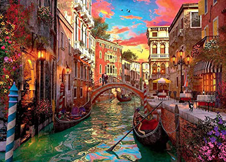 LSJDEER Italia Venecia Rompecabezas de