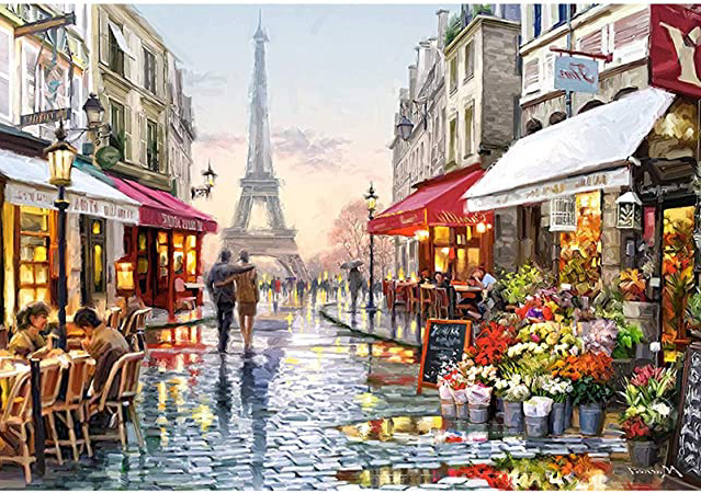 CofunKool Jigsaw Puzzles París Flor