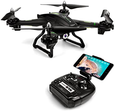 LBLA FPV Drone Helicopter con cámara WiFi Video en Vivo Modo sin Cabeza 2.4GHz 4 CH 6 Ejes Gyro RTF RC Quadcopter, Compatible con 3D VR