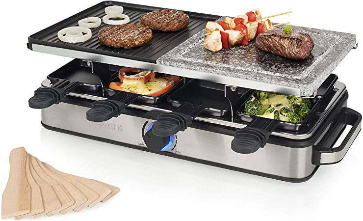 Princess 162635-Piedra y Parrilla Deluxe
