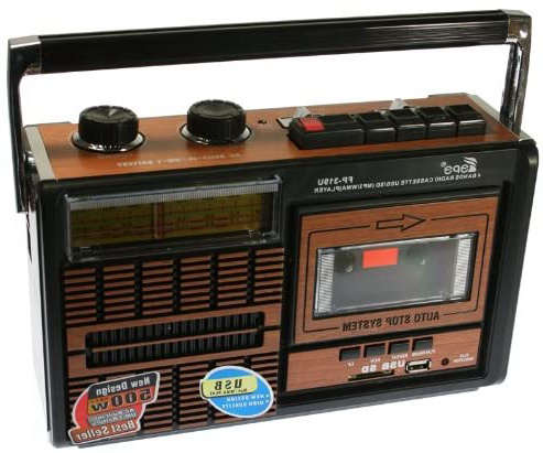 Radio Cassette con conexión USB