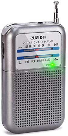 PRUNUS FM/Am Radio de Bolsillo,