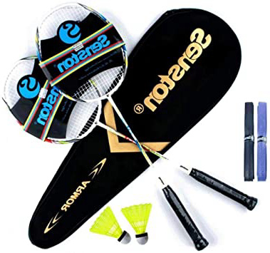 Senston Raquetas de Bádminton,Unisex Adulto