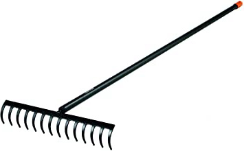 Fiskars Rastrillo con dientes curvados,
