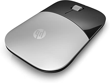 HP Z3700 RF Raton óptico inalámbrico 1200DPI Plateado (Ambidiestro) - Ratón (RF inalámbrico, Oficina, Botones, Rueda, Óptico, Pilas)