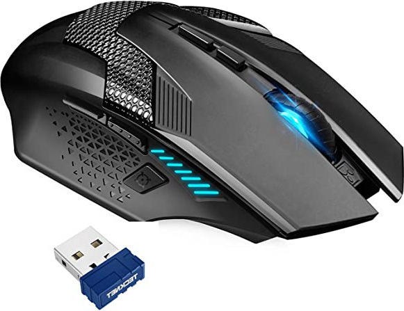 TECKNET Ratón Gaming Inalámbrico 2.4G